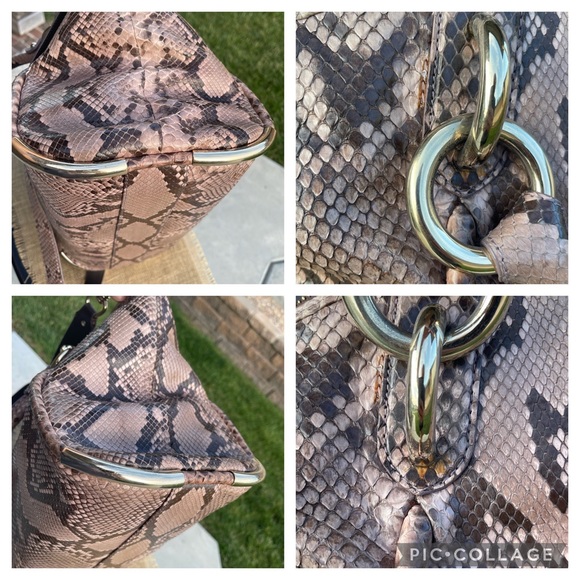 BALLY Python Top Handle Crossbody Bag - Picture 15 of 15